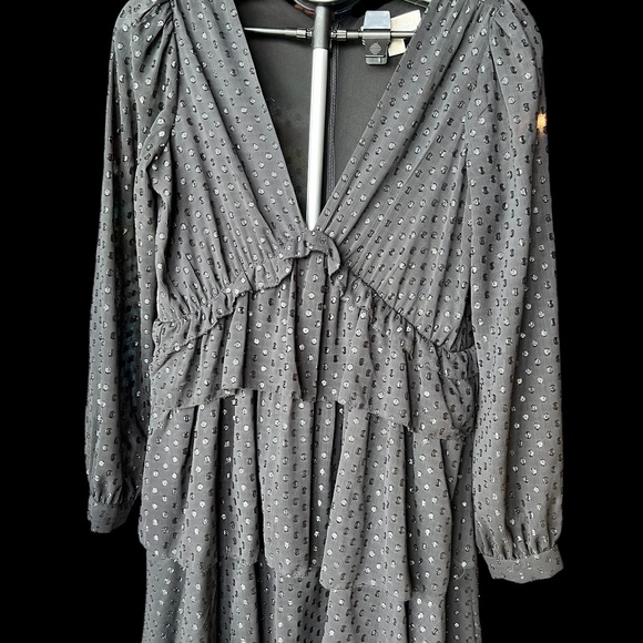 Michael Kors metallic short mini dress, size M - Picture 5 of 5